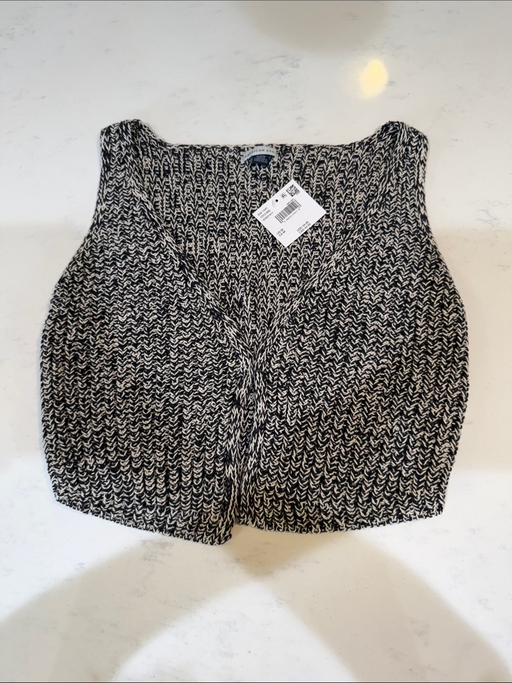 American Eagle Knit Clasp Vest
